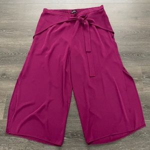 Eloquii Side Slit Faux Wrap Tie Pant Size 18